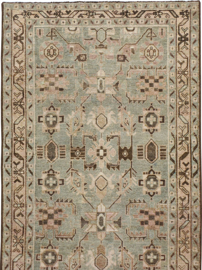 Vintage Persian Malayer Runner, No.23565 - Galerie Shabab