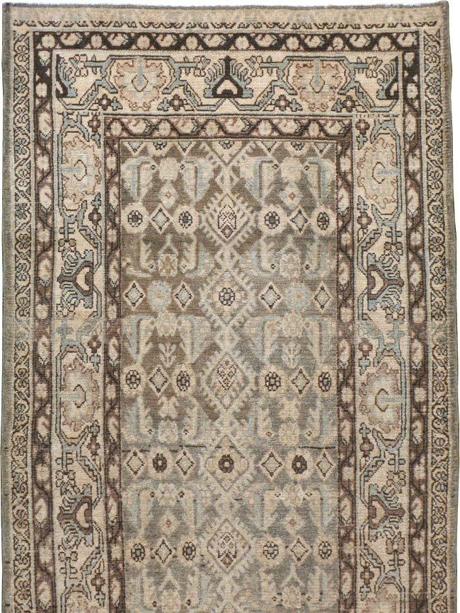 Vintage Persian Malayer Runner, No.23569 - Galerie Shabab