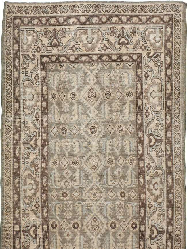 Vintage Persian Malayer Runner, No.23569 - Galerie Shabab