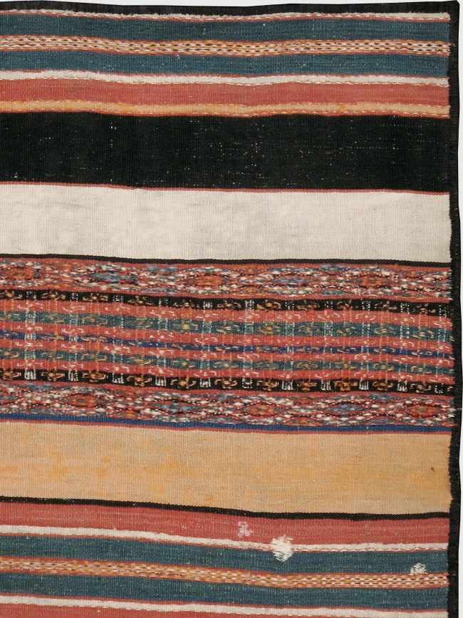 Vintage Persian Flat-weave Kilim, No.23578 - Galerie Shabab