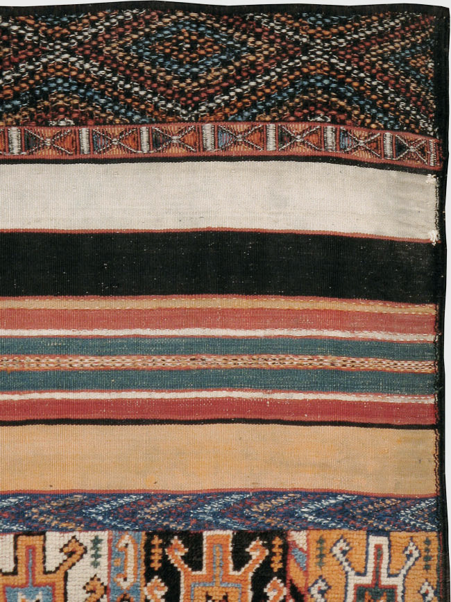 Vintage Persian Flat-weave Kilim, No.23578 - Galerie Shabab