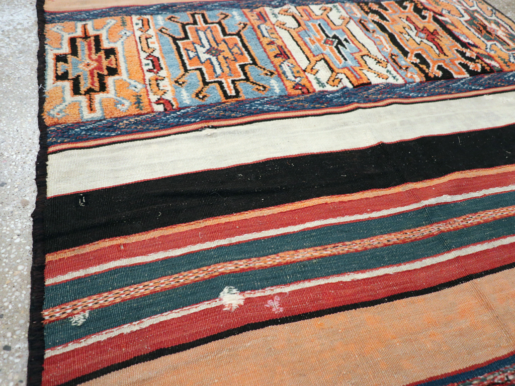 Vintage Persian Flat-weave Kilim, No.23578 - Galerie Shabab
