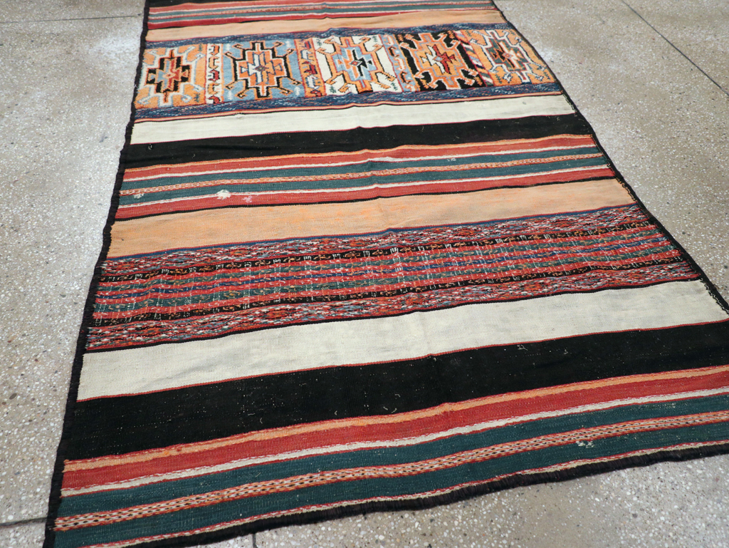 Vintage Persian Flat-weave Kilim, No.23578 - Galerie Shabab