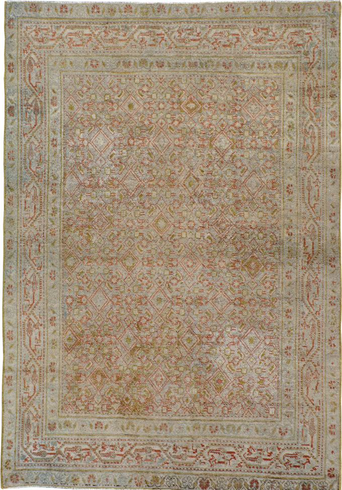 Vintage Persian Malayer Rug, No.23579 - Galerie Shabab