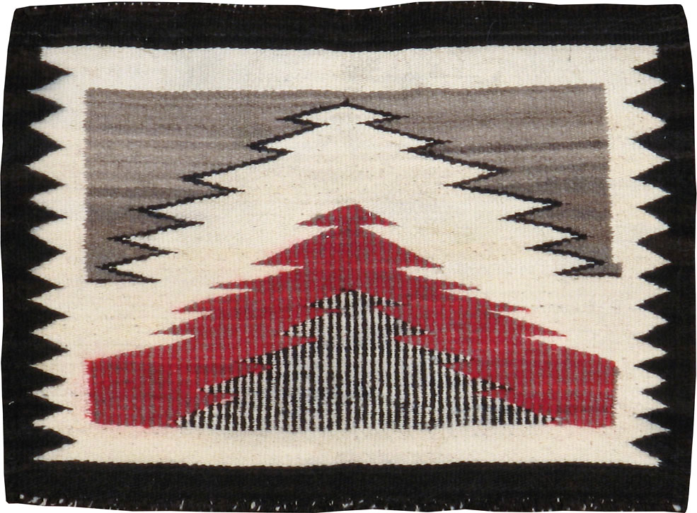 Vintage American Navajo Rug, No.23585 - Galerie Shabab