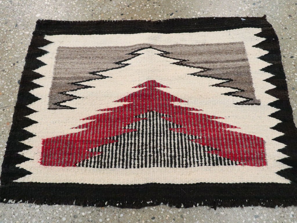 Vintage American Navajo Rug, No.23585 - Galerie Shabab