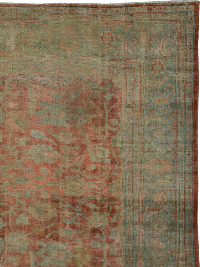 Antique Persian Mahal Carpet, No.23587 - Galerie Shabab