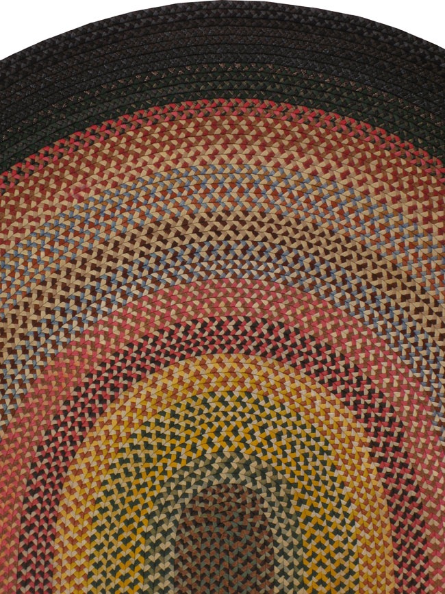 Vintage Braid Rug, No.23588 - Galerie Shabab