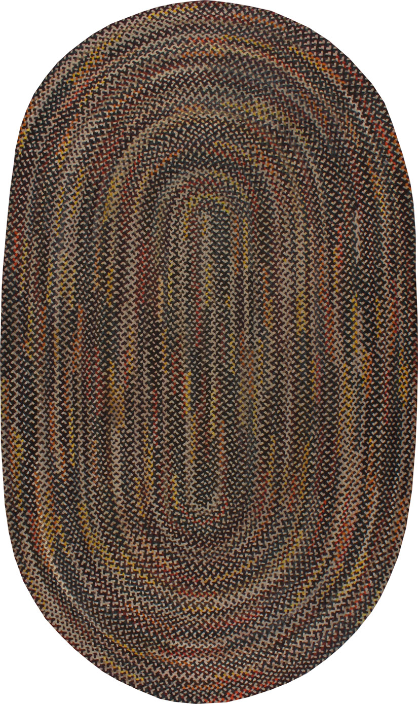 Vintage Braid Rug, No.23591 - Galerie Shabab