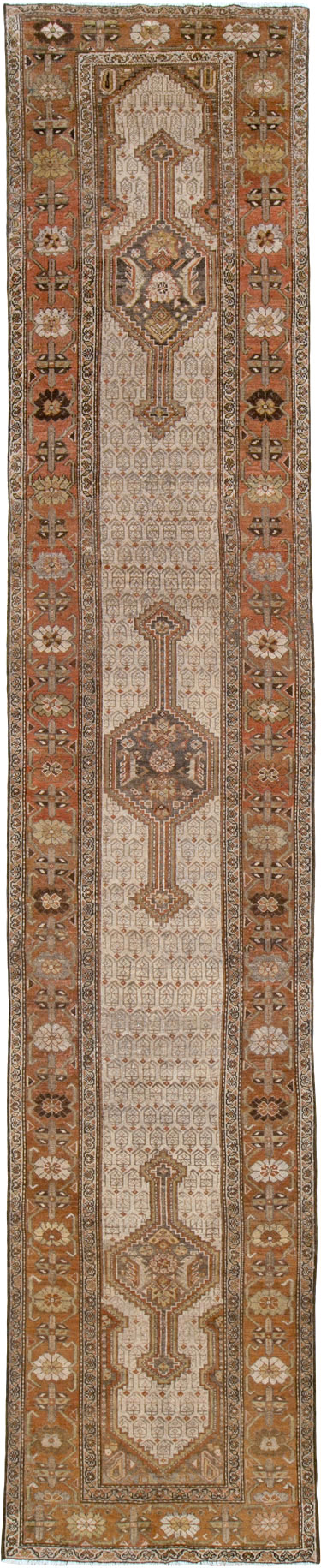 Vintage Persian Malayer Runner, No.23594 - Galerie Shabab