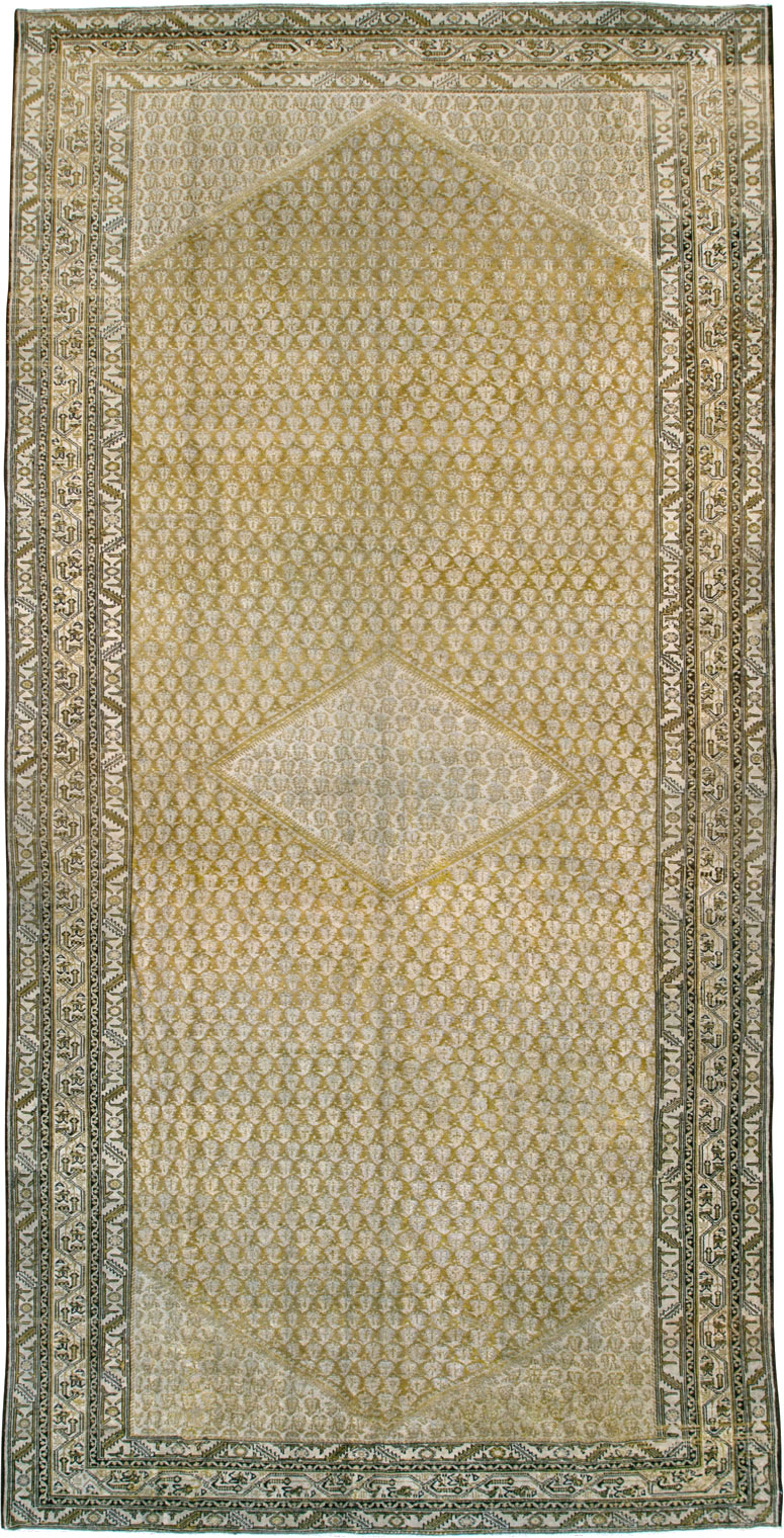 Antique Persian Malayer Gallery Carpet, No.23597 - Galerie Shabab