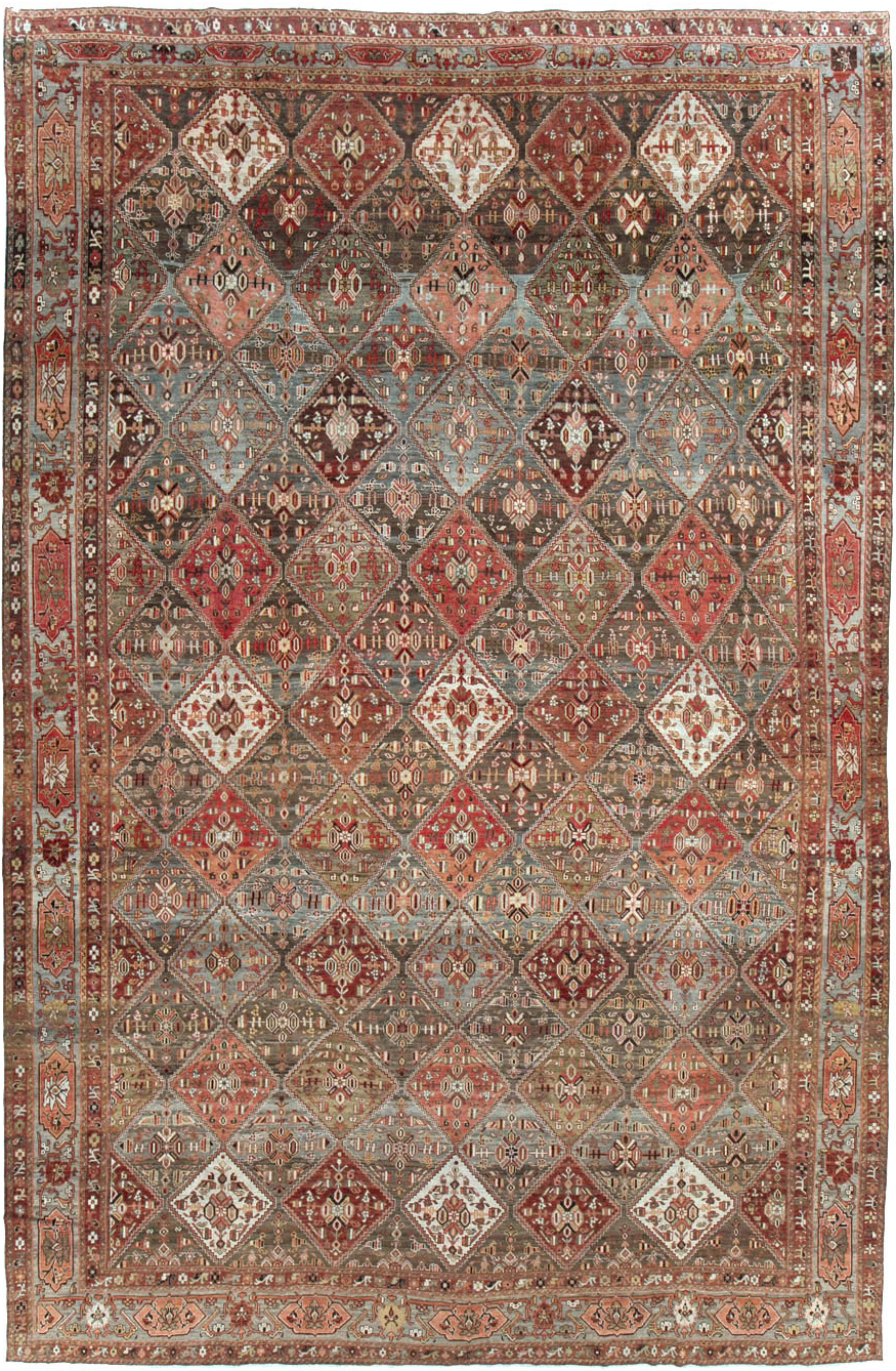Antique Persian Afshar Carpet, No.23602 - Galerie Shabab