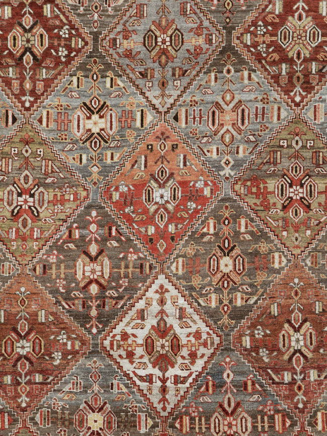 Antique Persian Afshar Carpet, No.23602 - Galerie Shabab