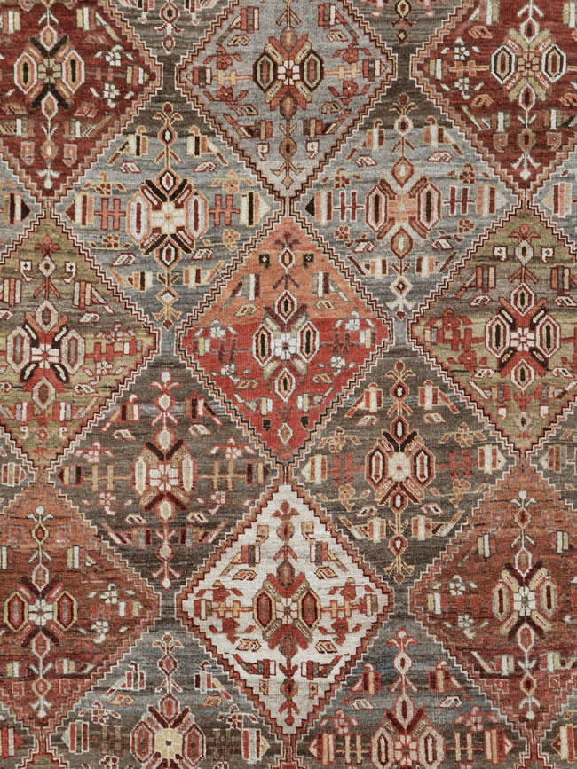 Antique Persian Afshar Carpet, No.23602 - Galerie Shabab