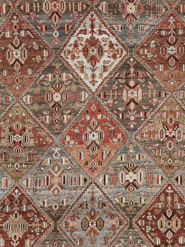 Antique Persian Afshar Carpet, No.23602 - Galerie Shabab