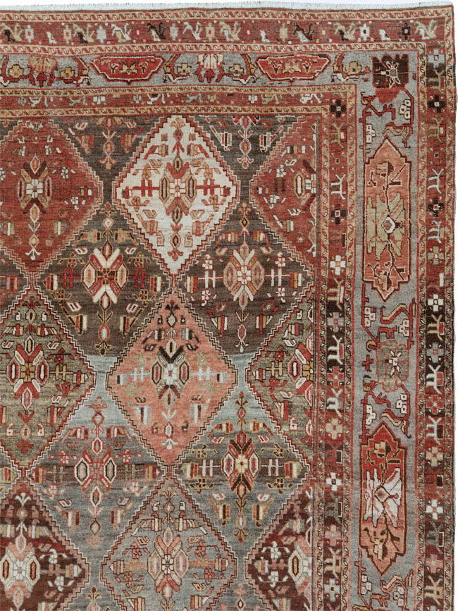 Antique Persian Afshar Carpet, No.23602 - Galerie Shabab
