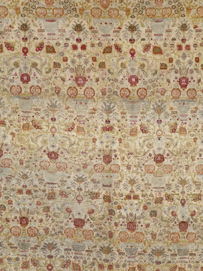 Antique Persian Tabriz Carpet, No.23608 - Galerie Shabab