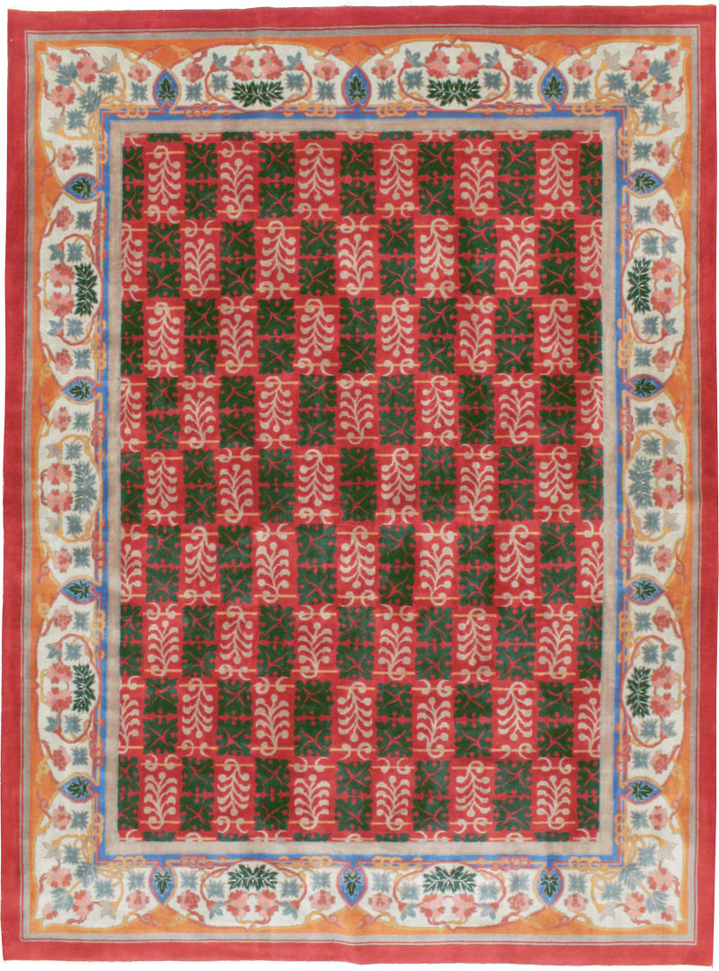 Vintage Chinese Art Deco Carpet, No.23612 - Galerie Shabab