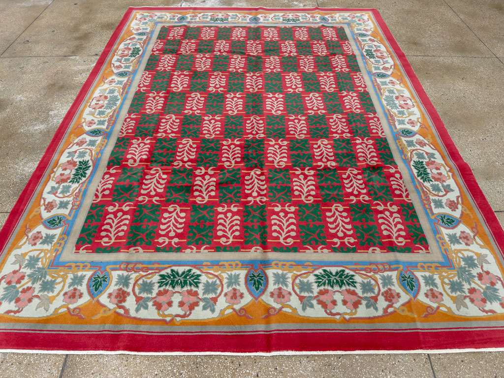 Vintage Chinese Art Deco Carpet, No.23612 - Galerie Shabab