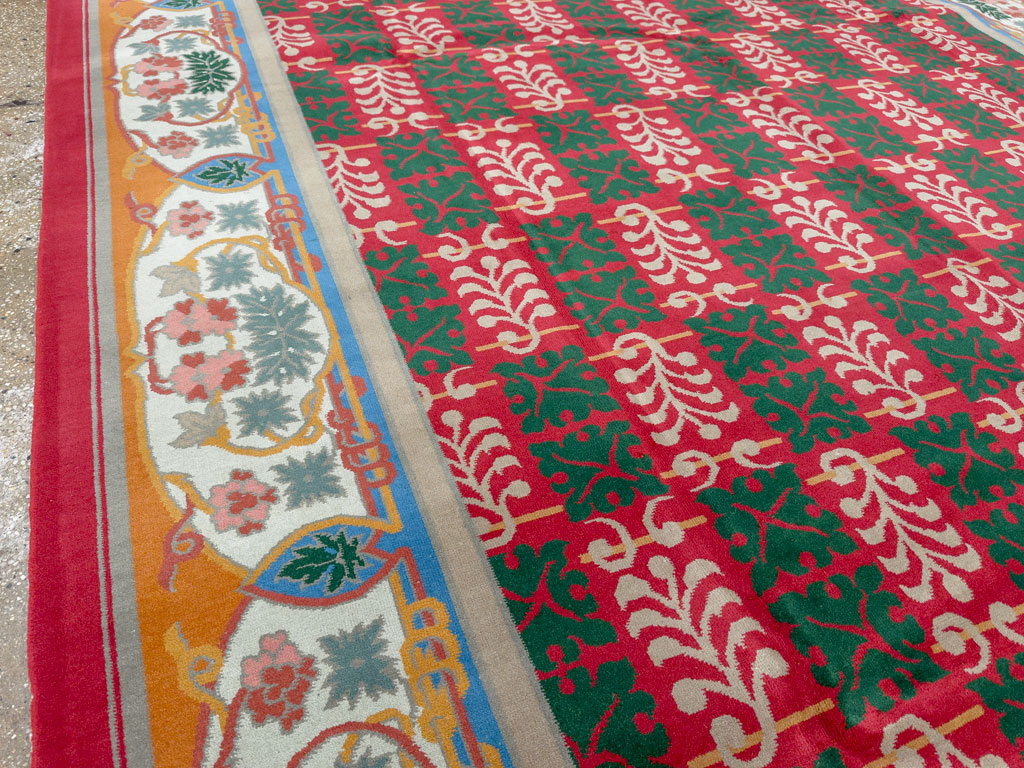 Vintage Chinese Art Deco Carpet, No.23612 - Galerie Shabab