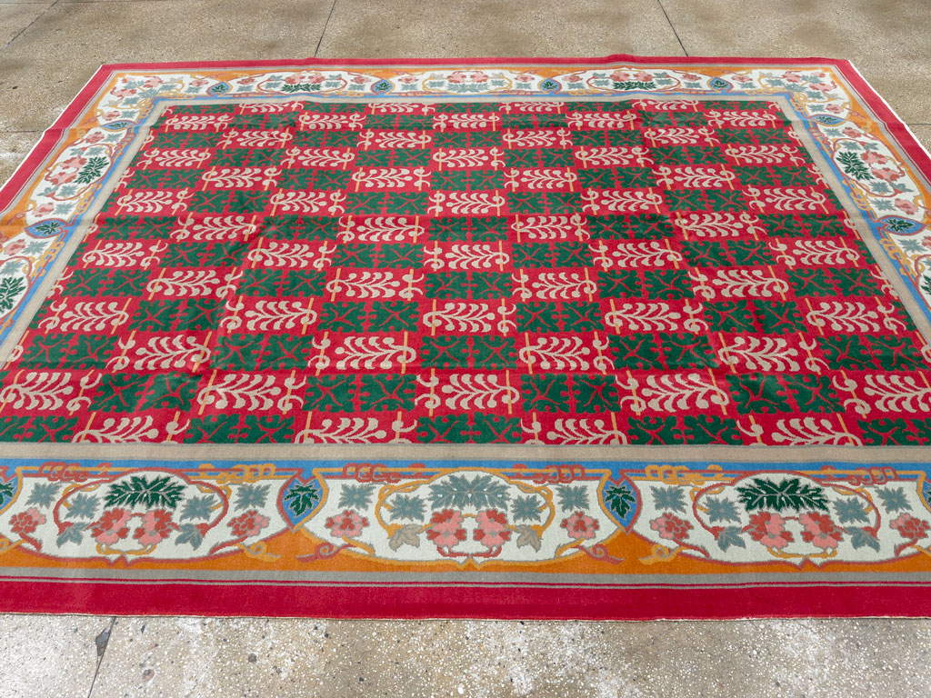 Vintage Chinese Art Deco Carpet, No.23612 - Galerie Shabab