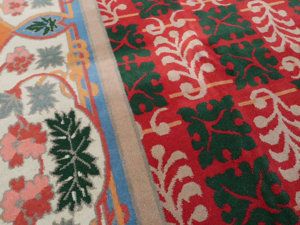 Vintage Chinese Art Deco Carpet, No.23612 - Galerie Shabab