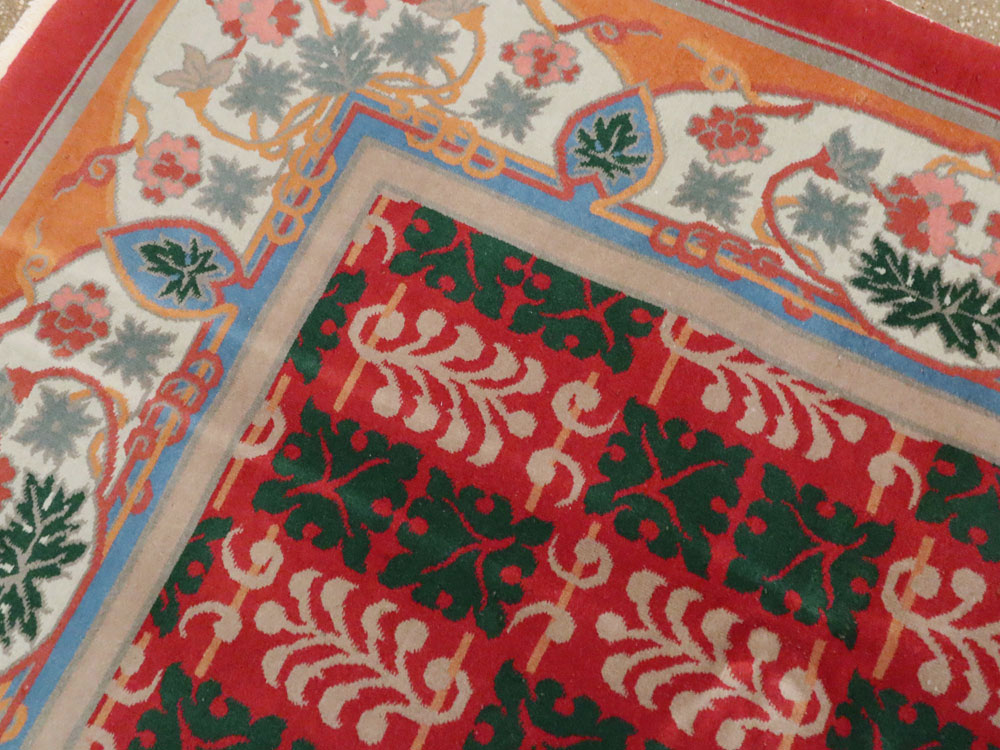 Vintage Chinese Art Deco Carpet, No.23612 - Galerie Shabab