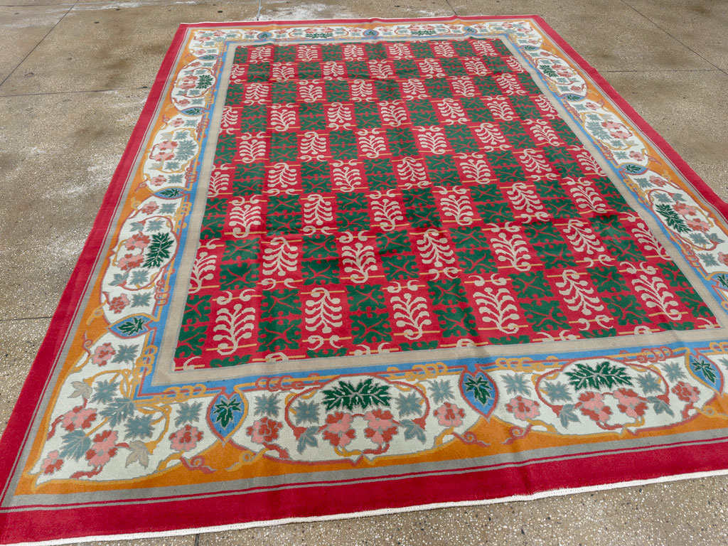 Vintage Chinese Art Deco Carpet, No.23612 - Galerie Shabab