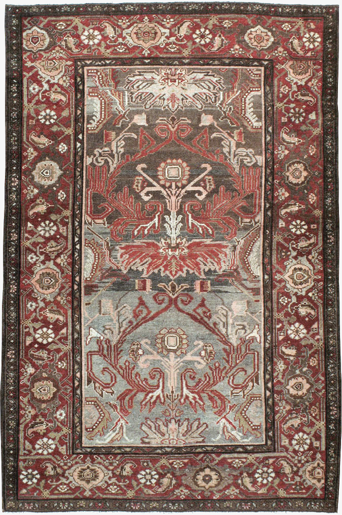 Vintage Persian Malayer Rug, No.23614 - Galerie Shabab