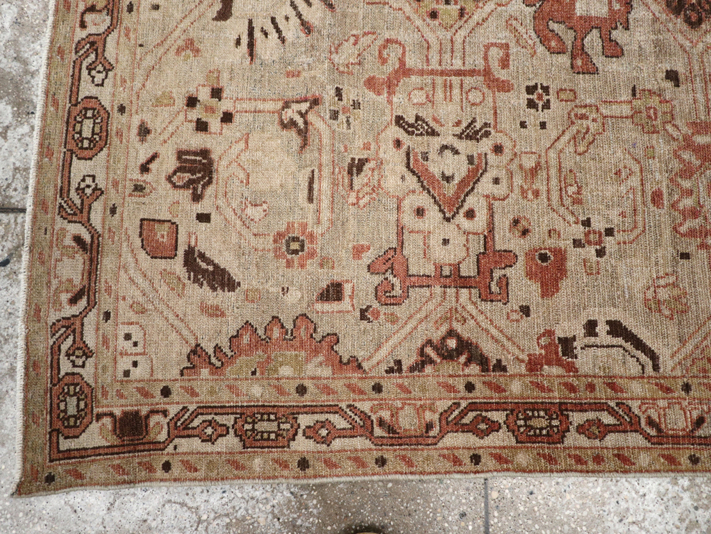 Vintage Persian Malayer Rug, No.23615 - Galerie Shabab