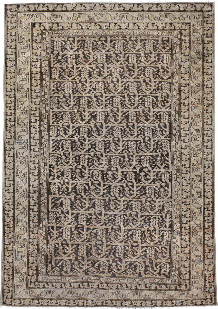 Vintage Persian Malayer Rug, No.23616 - Galerie Shabab