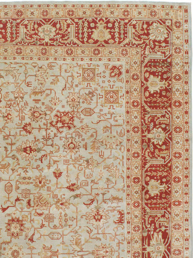 Antique Persian Tabriz Carpet, No.23617 - Galerie Shabab