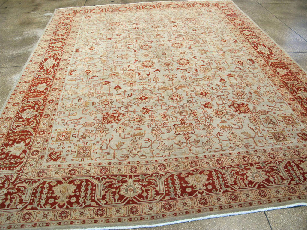 Antique Persian Tabriz Carpet, No.23617 - Galerie Shabab