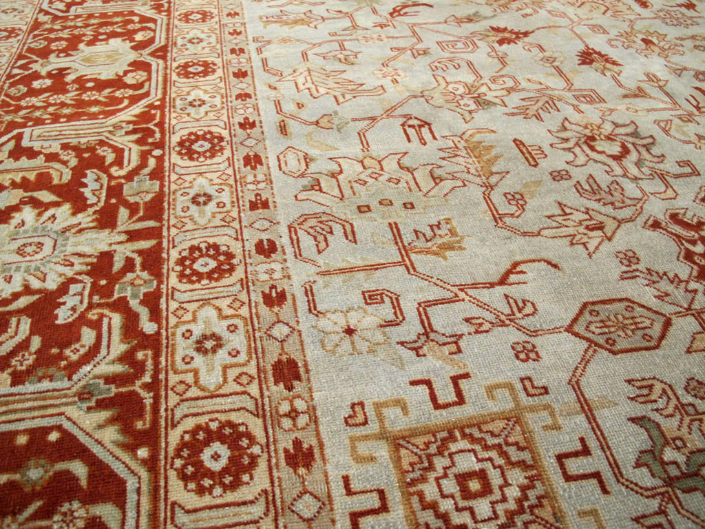 Antique Persian Tabriz Carpet, No.23617 - Galerie Shabab