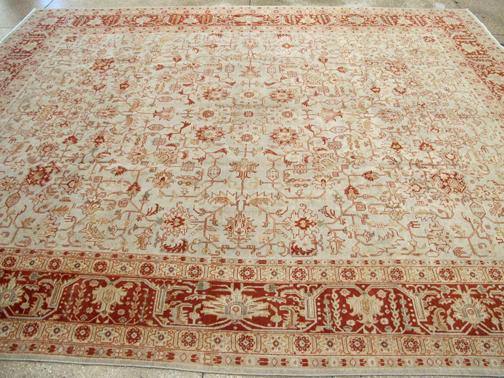 Antique Persian Tabriz Carpet, No.23617 - Galerie Shabab