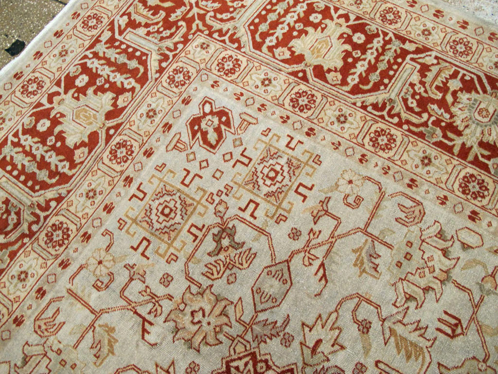 Antique Persian Tabriz Carpet, No.23617 - Galerie Shabab