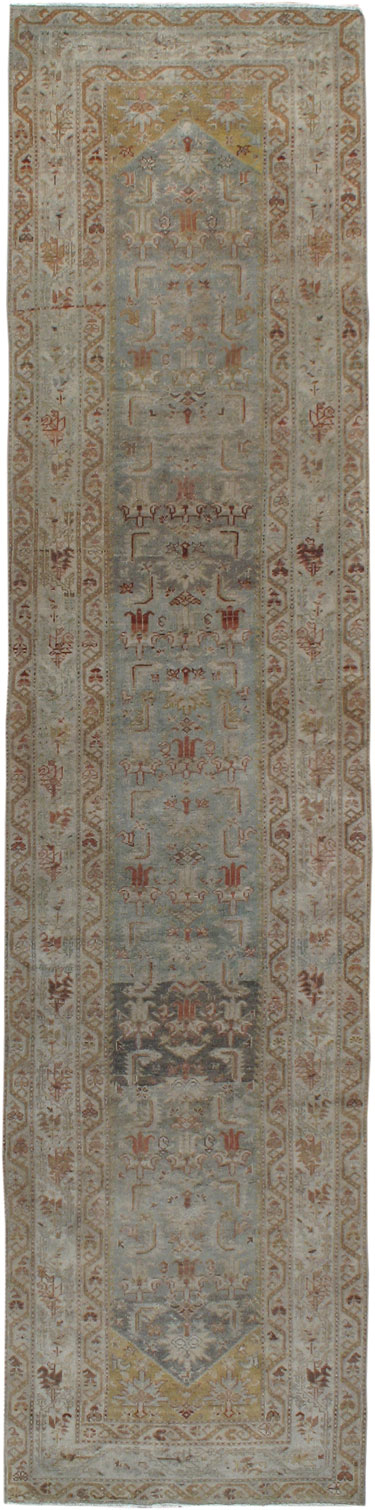 Vintage Persian Malayer Runner, No.23618 - Galerie Shabab