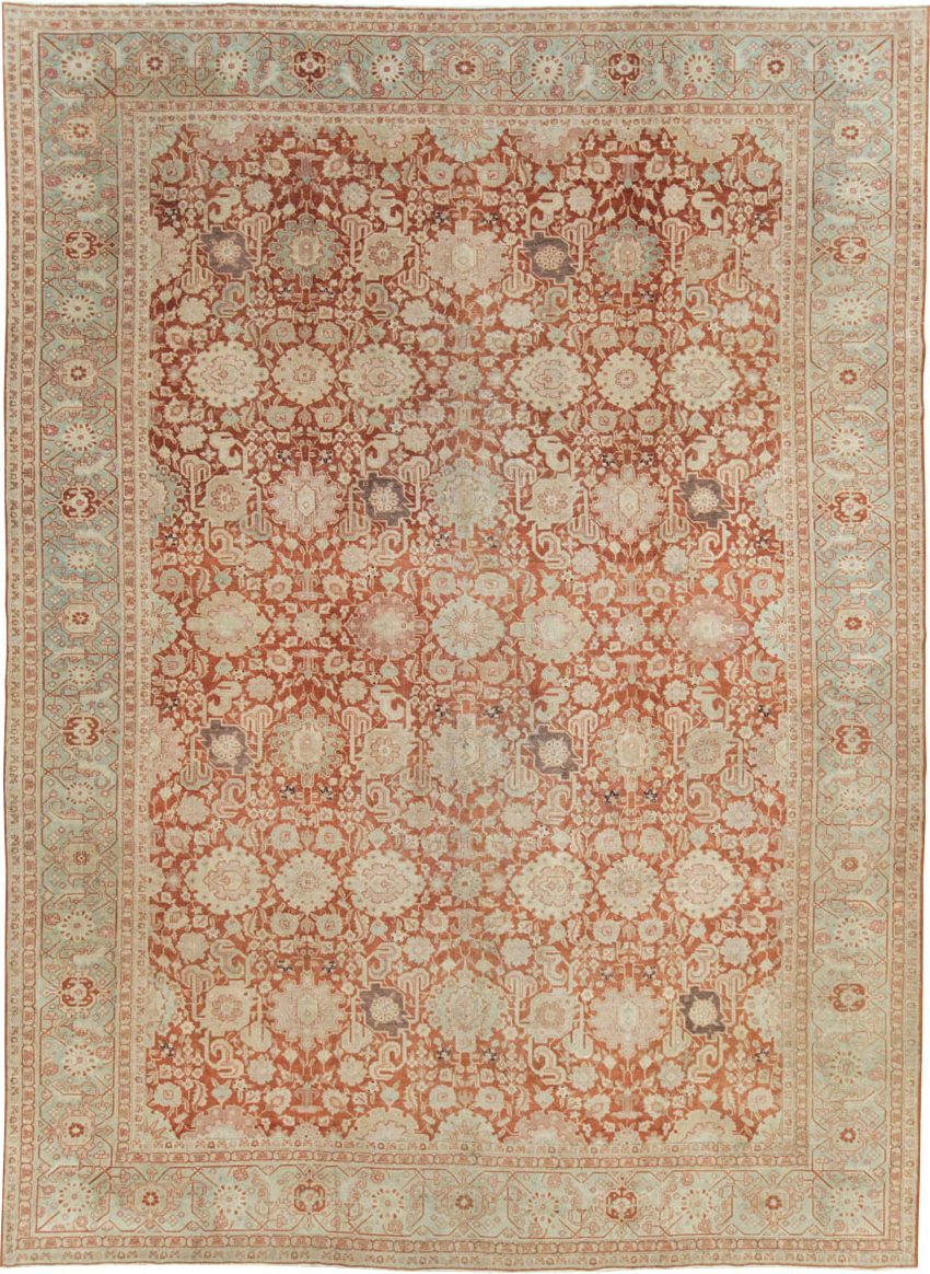 Antique Persian Tabriz Large Room Size Carpet, No.23620 - Galerie Shabab