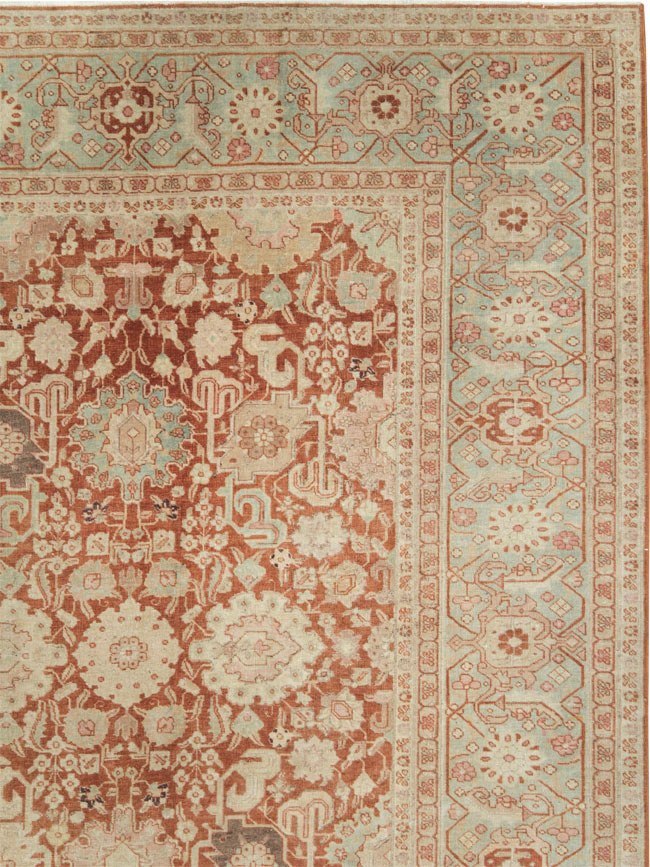Antique Persian Tabriz Large Room Size Carpet, No.23620 - Galerie Shabab