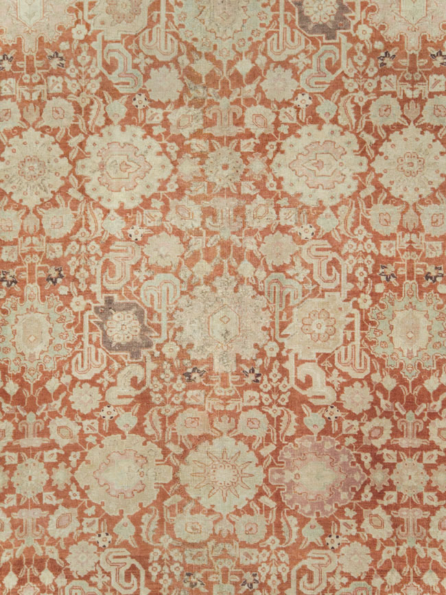 Antique Persian Tabriz Large Room Size Carpet, No.23620 - Galerie Shabab