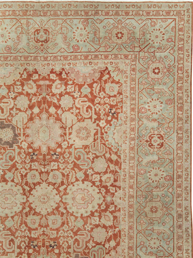 Antique Persian Tabriz Large Room Size Carpet, No.23620 - Galerie Shabab