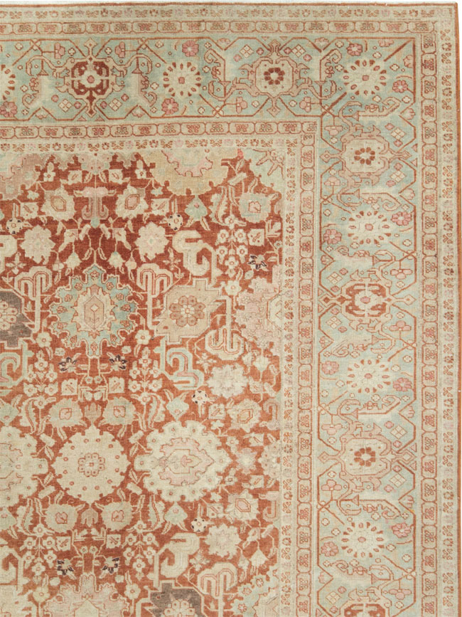 Antique Persian Tabriz Large Room Size Carpet, No.23620 - Galerie Shabab