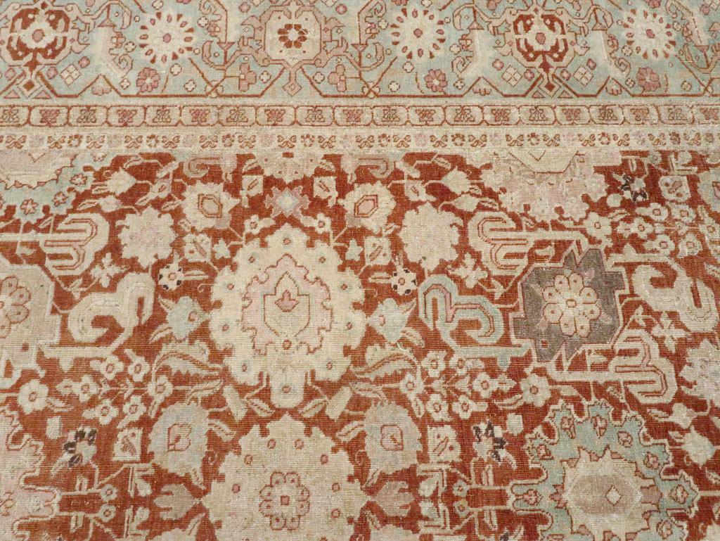 Antique Persian Tabriz Large Room Size Carpet, No.23620 - Galerie Shabab