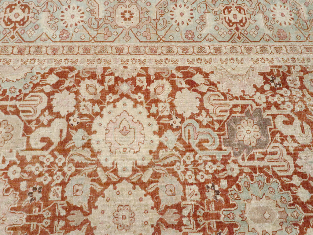 Antique Persian Tabriz Large Room Size Carpet, No.23620 - Galerie Shabab