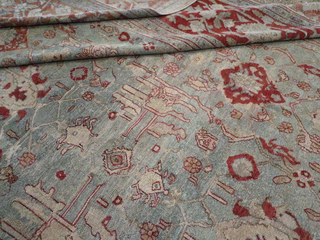 Antique Persian Bibikabad Carpet, No.23623 - Galerie Shabab