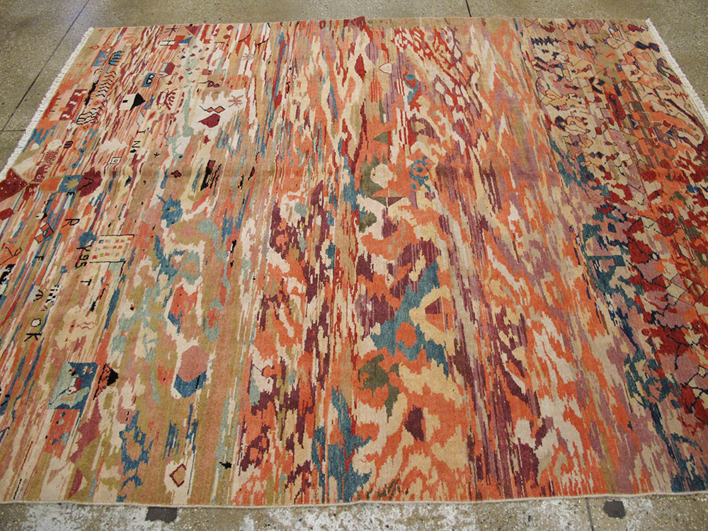 Vintage Turkish Anatolian Accent Rug, No.23629 - Galerie Shabab