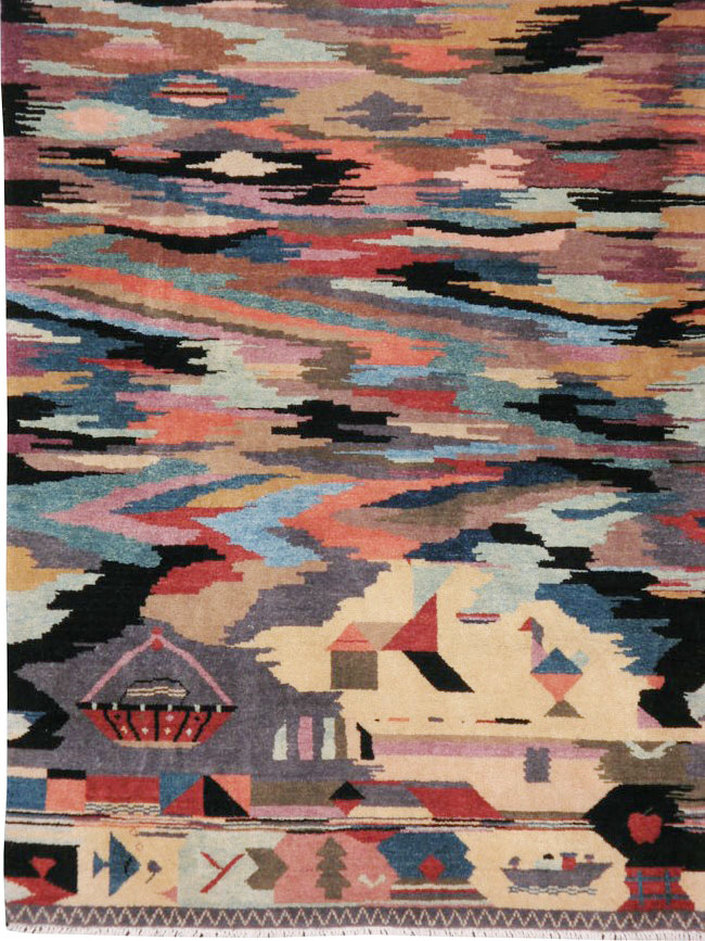 Vintage Turkish Anatolian Carpet, No.23630 - Galerie Shabab