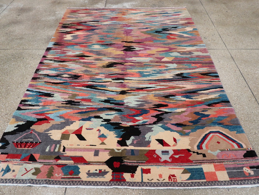 Vintage Turkish Anatolian Carpet, No.23630 - Galerie Shabab