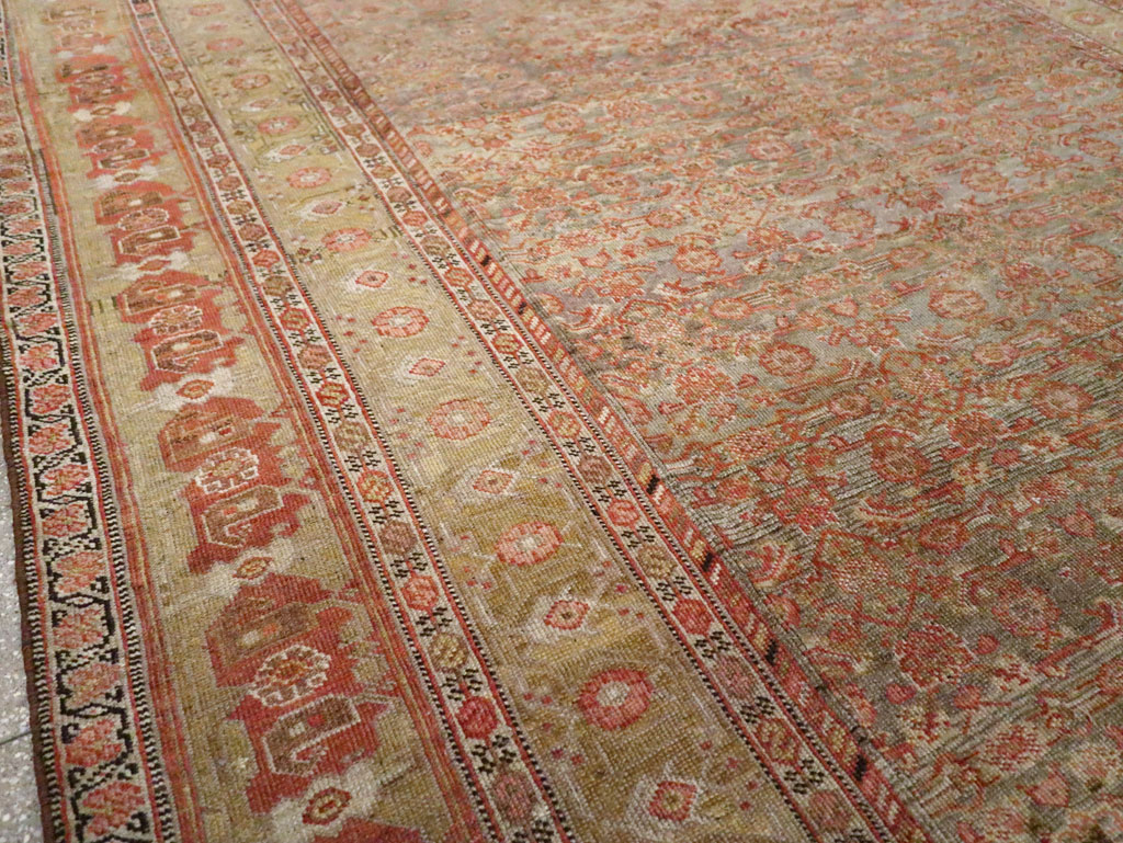 Antique Persian Bidjar Room Size Carpet, No.23633 - Galerie Shabab