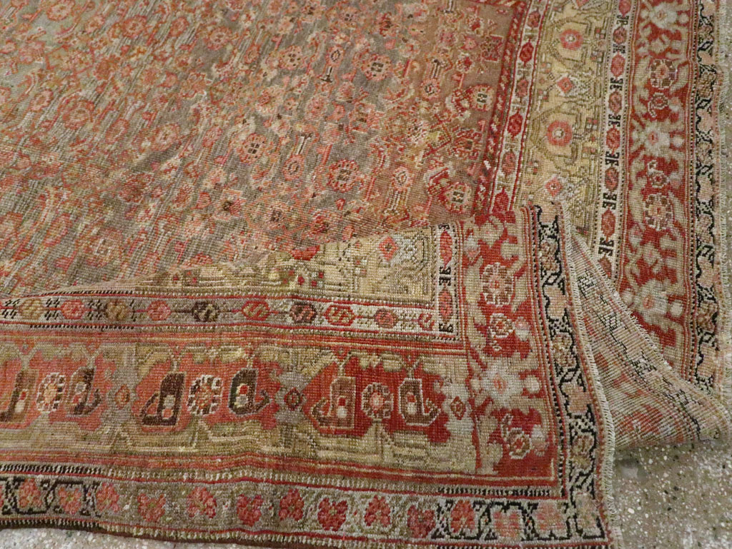 Antique Persian Bidjar Room Size Carpet, No.23633 - Galerie Shabab